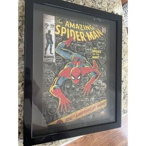 The Amazing Spider-Man #100 Limited Edition Poster Matted And Framed Picture